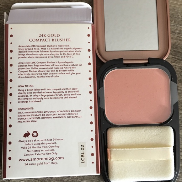 AMORE MIO COMPACT BLUSHER - 10g NEW - Picture 3 of 4